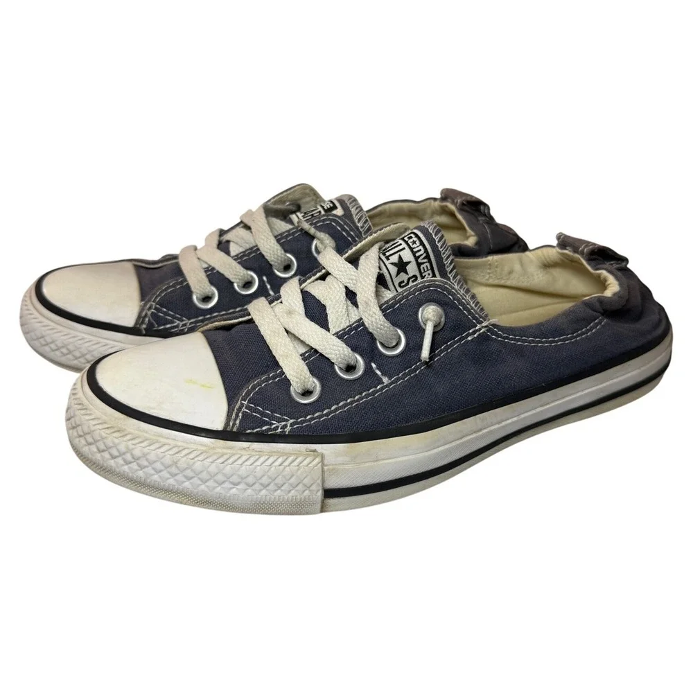 Converse Chuck Taylor All Star Shoreline Slip Low Top Navy Blue Sneakers Size‎ 7 - Picture 2 of 7